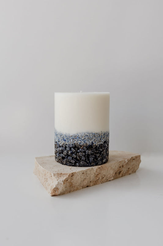 Ocean Pillar Candle - Large