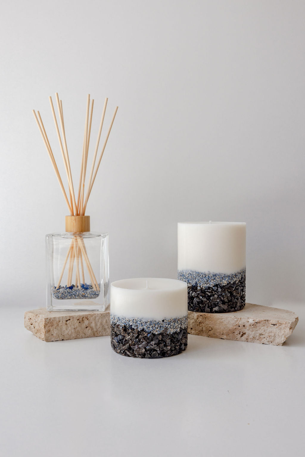 Ocean Pillar Candle